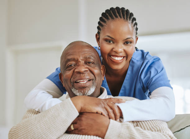 Mivaan caregiver with elderly client